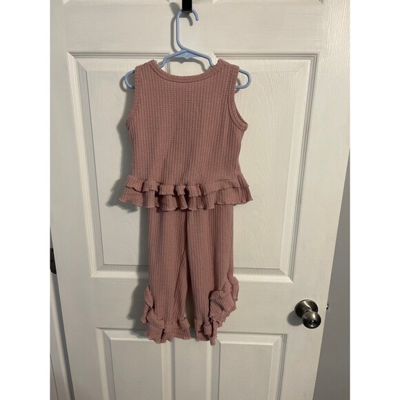 SHEIN 2 Piece Outfit Size 6Y Dusty Pink - Picture 2 of 8